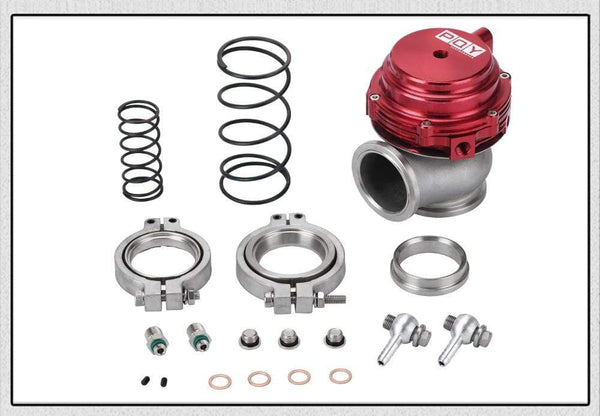 Planet Gates Water cooler 44mm Wastegate external turbo red/black With Flange/Hardware MV-R Water-cooled HT5834