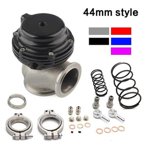 Planet Gates Water Cooler 44mm Wastegate External Turbo With Flange Hardware MV-R Water Cooled With Logo Red Blue Black