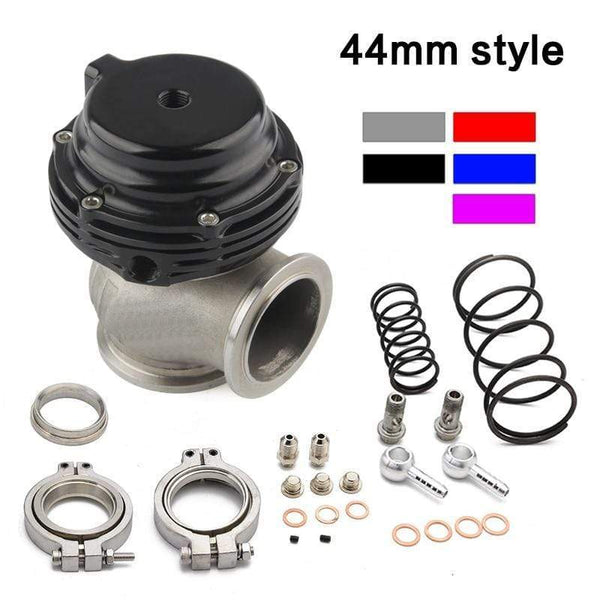 Planet Gates Water Cooler 44mm Wastegate External Turbo With Flange Hardware MV-R Water Cooled With Logo Red Blue Black