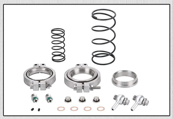 Planet Gates Water Cooler 44mm Wastegate External Turbo With Flange Hardware MV-R Water Cooled With Logo Red Blue Black PQY5834