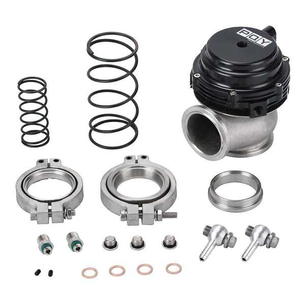 Planet Gates Water Cooler 44mm Wastegate External Turbo With Flange Hardware MV-R Water Cooled With Logo Red Blue Black PQY5834