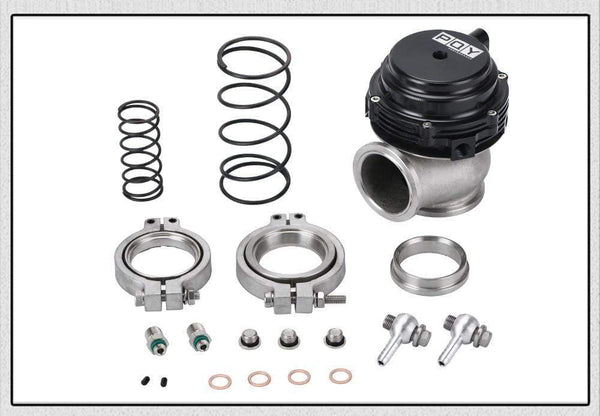 Planet Gates Water Cooler 44mm Wastegate External Turbo With Flange Hardware MV-R Water Cooled With Logo Red Blue Black PQY5834