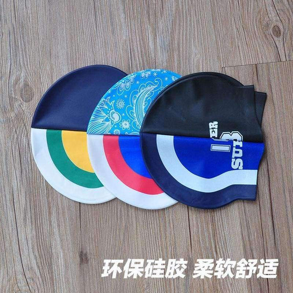 Planet Gates Water man swimming caps silicone boys 2016 new blue bathing cap male adult professional waterproof ear Sale