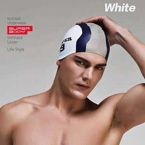 Planet Gates Water man swimming caps silicone boys 2016 new blue bathing cap male adult professional waterproof ear Sale