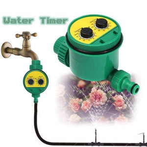 Planet Gates Water Timer Irrigation Automatic Two Dial Home Garden Watering 1-16 Set Programs Controller Device System Garden Supplies