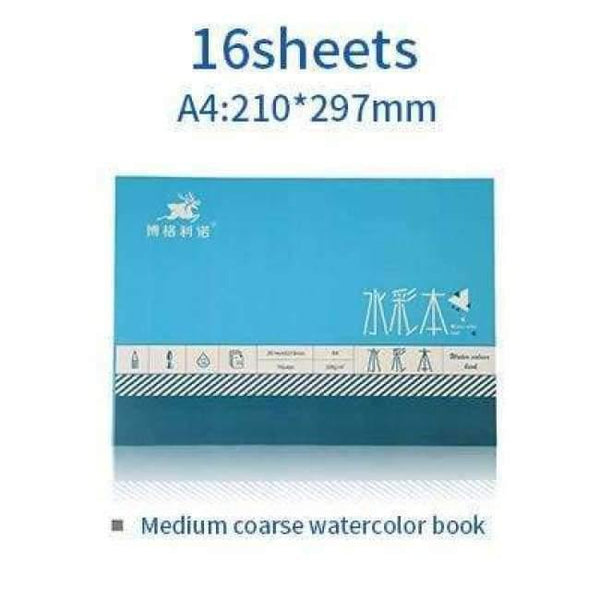 Planet Gates watercolor book A4 1 Pcs Professional Watercolor/Sketch Paper 16/32Sheets Hand Painted Water-soluble Book Creative Office School Art Supplies