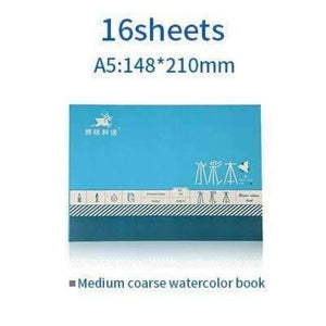 Planet Gates watercolor book A5 1 Piece Professional Watercolor/Sketch Paper 16/32Sheets Hand Painted Water-soluble Book Creative Office School Art Supplies