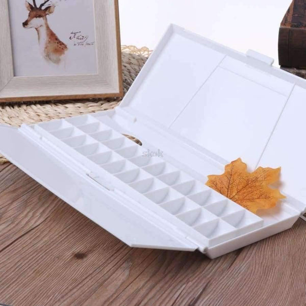 Planet Gates Watercolor Paint Palette 24 Grid Professional Art Plastic Palette Art Supplies MAY12 dropshipping