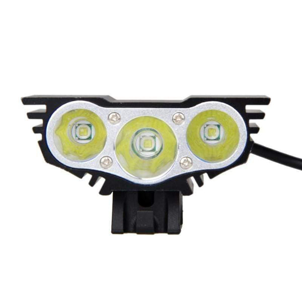 Planet Gates Waterproof  3XT6 LED Bicycle Light 10000LM Front Bike Head Light Night Cycling Lamp 5V USB Headlamp Only Lamp No Battery