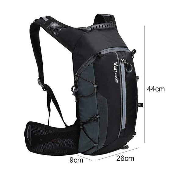 Planet Gates Waterproof Bicycle Bag Cycling Backpack Breathable 10L Ultralight Bike Water Bag Climbing Cycling Hydration Backpack