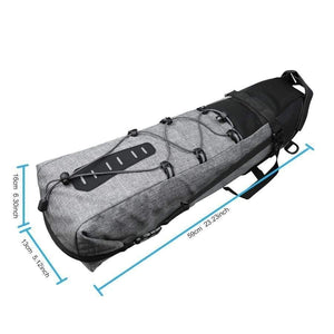 Planet Gates Waterproof Bicycle Saddle Bag Large Bike Tail Seat Bags TPU + Polyester Cycling Rear Panniers Bike Accessories 12L