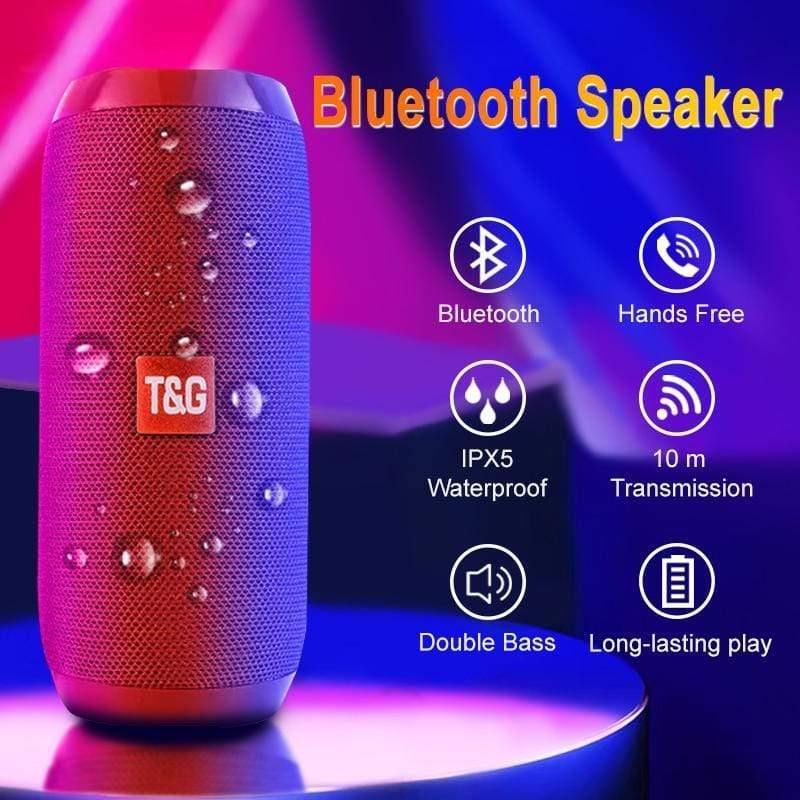 Planet Gates Waterproof Bluetooth Speaker Portable Wireless Speakers Subwoofer Outdoor Loudspeaker Stereo Music Surround TF FM Radio With Mic