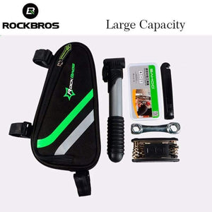 Planet Gates Waterproof Cycling Bicycle Bags MTB Road Bike Frame Front Triangle Bike Tube Bags Rainproof Bicycle Repair Tool Pannier