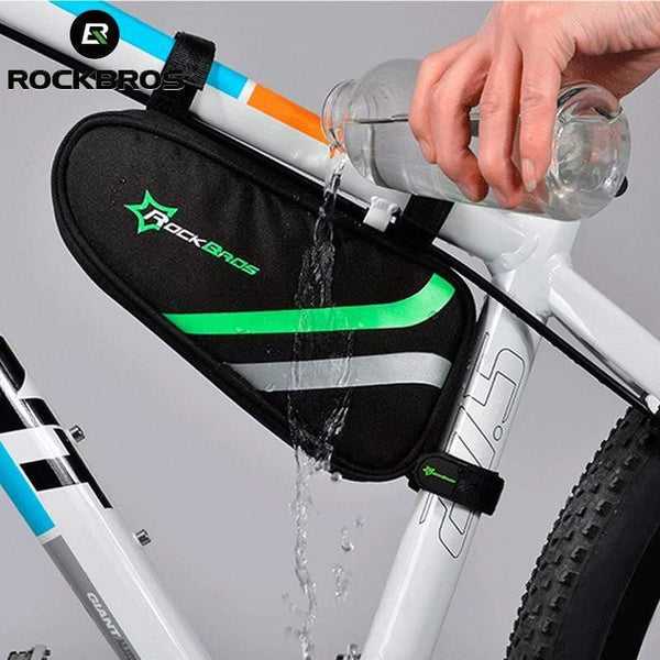 Planet Gates Waterproof Cycling Bicycle Bags MTB Road Bike Frame Front Triangle Bike Tube Bags Rainproof Bicycle Repair Tool Pannier