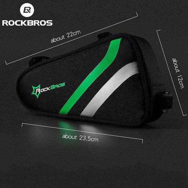 Planet Gates Waterproof Cycling Bicycle Bags MTB Road Bike Frame Front Triangle Bike Tube Bags Rainproof Bicycle Repair Tool Pannier
