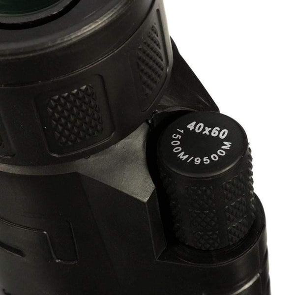 Planet Gates Waterproof Day & Night Vision 40x60 HD Optical Monocular Telescope for Camping Hunting Hiking