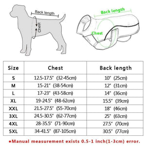 Planet Gates Waterproof Dog Clothes Vest Jacket Warm Reflective Pet Clothes Winter Puppy Coat For Small Medium Large Dogs Chihuahua Pitbull