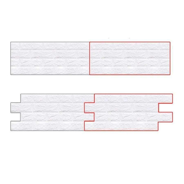 Planet Gates Waterproof Foam Brick 3D Wall Panel DIY Self Adhesive Wallpaper For Kids Room Bedroom Wall Decor 3D Brick Living Room Wall Paper