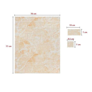 Planet Gates Waterproof Foam Brick 3D Wall Panel DIY Self Adhesive Wallpaper For Kids Room Bedroom Wall Decor 3D Brick Living Room Wall Paper