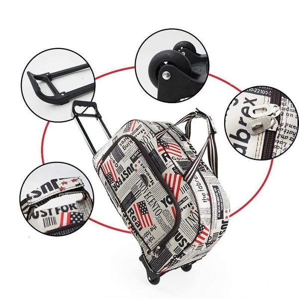 Planet Gates Waterproof High capacity Travel Bag men Rolling Suitcase Trolley Luggage lady Men Travel Bags Suitcase With Wheels