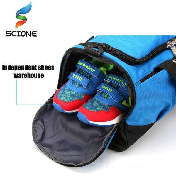 Planet Gates Waterproof Large Sports Gym Bag With Shoes Pocket Men/Women Outdoor Fitness Training Duffle Bag Travel Yoga Handbag