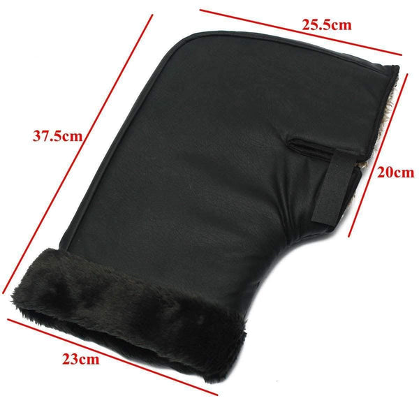 Planet Gates Waterproof Motorcycle Scooter Winter Gloves Quad Bike Handlebar Hand Fur Muffs Gloves Mitts Winter Warmer