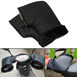 Planet Gates Waterproof Motorcycle Scooter Winter Gloves Quad Bike Handlebar Hand Fur Muffs Gloves Mitts Winter Warmer