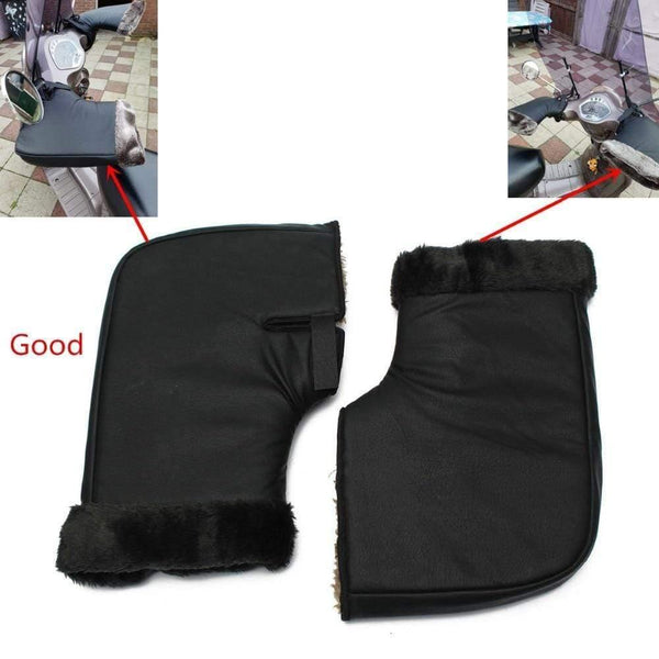 Planet Gates Waterproof Motorcycle Scooter Winter Gloves Quad Bike Handlebar Hand Fur Muffs Gloves Mitts Winter Warmer