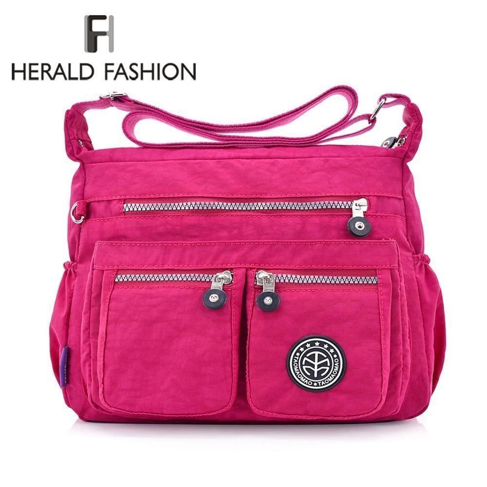 Planet Gates Waterproof Nylon Women Messenger Bags Carteira Vintage Hobos Ladies Handbag Female Crossbody Bags Shoulder Bags