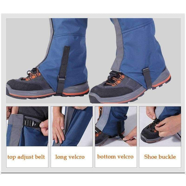 Planet Gates Waterproof Skiing Boots Gaiters Cycling Shoe Cover Camping Hiking Ski Boot Snow Hunting Trekking Climbing Gaiters