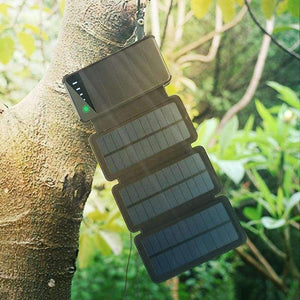 Planet Gates Waterproof Solar Power Bank 10000mah Portable Charger Solar Panel Charger External Battery Universal Powerbank