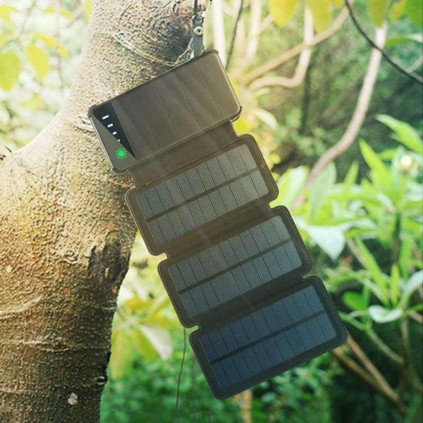 Planet Gates Waterproof Solar Power Bank 10000mah Portable Charger Solar Panel Charger External Battery Universal Powerbank