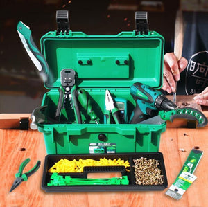 Waterproof Tool Kit 15"/17"/19" Tool box Two Layers Seal box Shockproof Case Plastic Toolbox Portable Suitcase for Tools