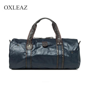 Planet Gates Waterproof Travel Bag for Women Hand  Vintage Mens Leather Travel Duffle Bags Pu Leather Weekend Bag Men