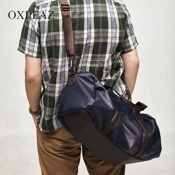Planet Gates Waterproof Travel Bag for Women Hand  Vintage Mens Leather Travel Duffle Bags Pu Leather Weekend Bag Men