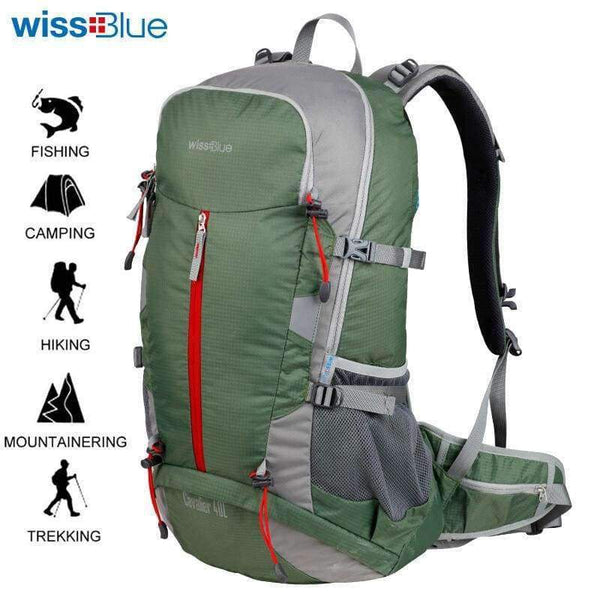 Planet Gates Waterproof Travel Hiking Backpack 40L Sports Bag Mountaineering Rucksack Shoulders Bag Climbing Backpack Outdoor Travel