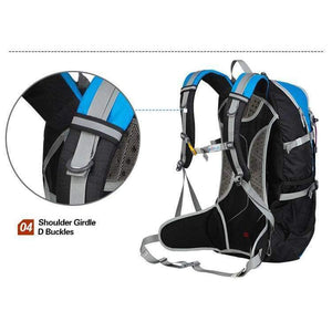 Planet Gates Waterproof Travel Hiking Backpack 40L Sports Bag Mountaineering Rucksack Shoulders Bag Climbing Backpack Outdoor Travel