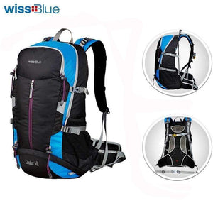 Planet Gates Waterproof Travel Hiking Backpack 40L Sports Bag Mountaineering Rucksack Shoulders Bag Climbing Backpack Outdoor Travel