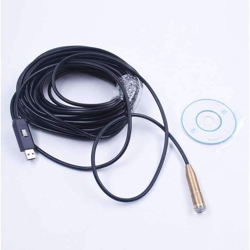 Planet Gates Waterproof USB laptop for Computer Endoscope Camera 14.5MM 15M Waterproof Snake Tube Pipe Borescope