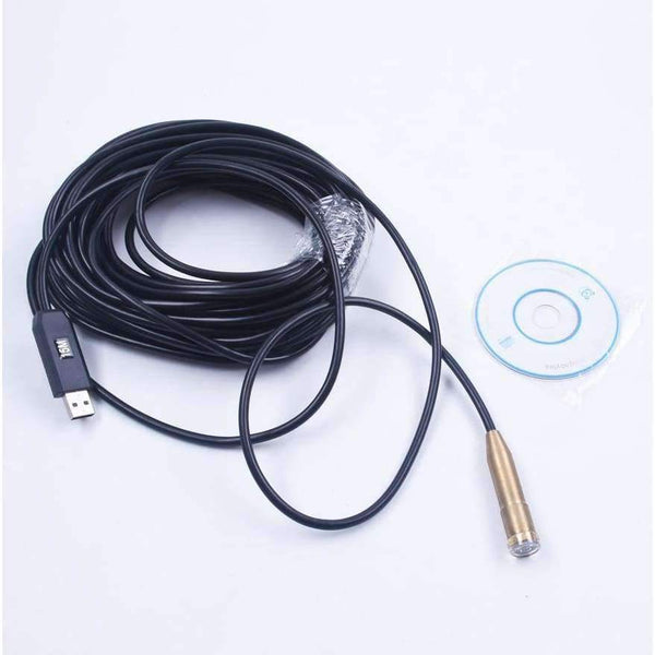 Planet Gates Waterproof USB laptop for Computer Endoscope Camera 14.5MM 15M Waterproof Snake Tube Pipe Borescope