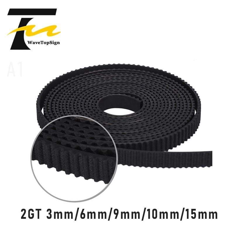 Planet Gates WaveTopSign 2GT Open Synchronous Timing belt width 3/6/9/10/15mm Rubber Samll Backlash GT2 2GT-3/2GT-6/2GT-9/2GT-15 3D printer