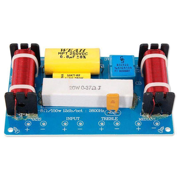 WEAH-338 3 Way 120W Speaker Audio Frequency Divider Loudspeaker Crossover Filter