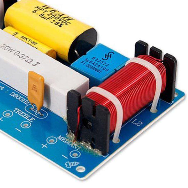 WEAH-338 3 Way 120W Speaker Audio Frequency Divider Loudspeaker Crossover Filter