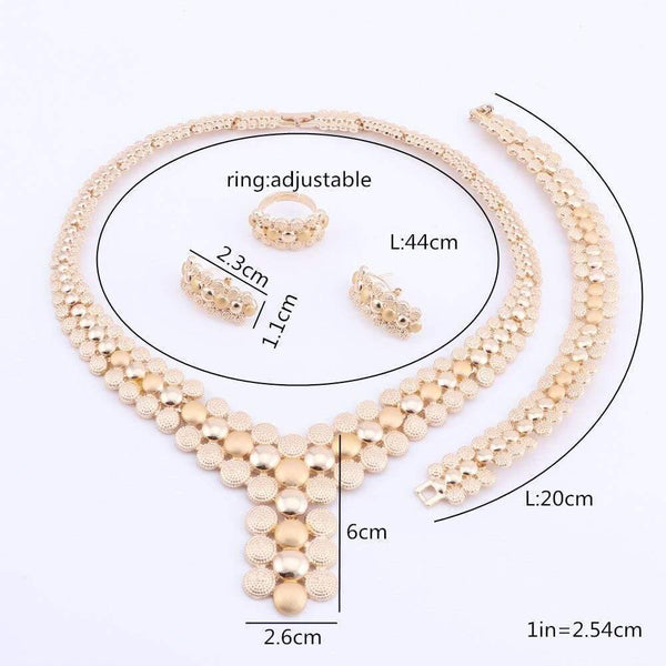 Planet Gates Wedding African Beads Jewelry Set Women African Costume Jewelry Set Dubai Silver Plated Necklace Sets