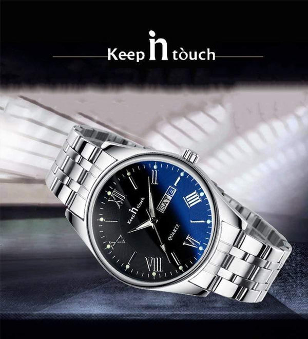 Planet Gates Wedding Couple Watches for Lovers Steel Waterproof Gifts Couples Watch Man and Ladies Dress Men Clock Reloj Hombre