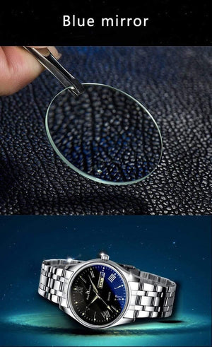 Planet Gates Wedding Couple Watches for Lovers Steel Waterproof Gifts Couples Watch Man and Ladies Dress Men Clock Reloj Hombre