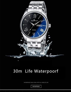 Planet Gates Wedding Couple Watches for Lovers Steel Waterproof Gifts Couples Watch Man and Ladies Dress Men Clock Reloj Hombre
