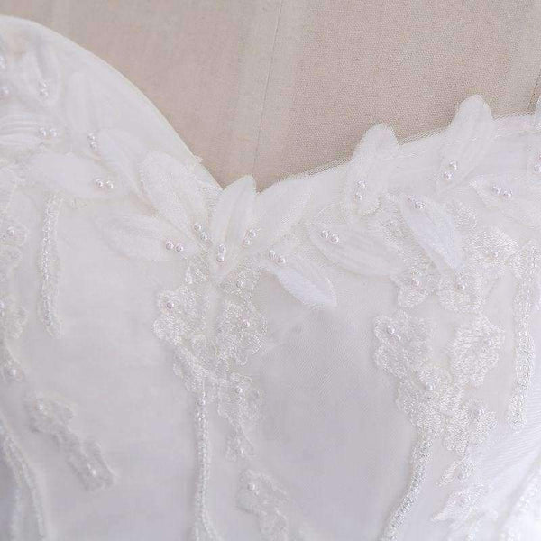 Planet Gates Wedding Dress off shoulder appliques Wedding party gown lace-up Vestidos de noiva Bride dresses long marriage