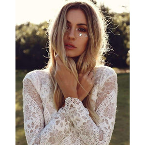 Planet Gates Wedding Dresses Boho 2018 Exquisite Lace Backless Chic Wedding Dress Bridal Gowns Robe De Mariage 2018