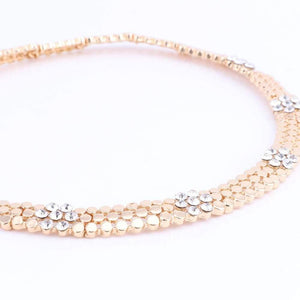 Planet Gates Wedding Jewelry Set Crystal 4Pcs Sets Necklace Bracelet Ring And Earrings For Women Party Accessories